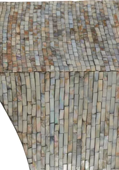 Deals ⌛ Contemporary 👩 Mother of Pearl Accent Table by Monroe Lane 👍 -Monroe Lane Sales Belk 26590