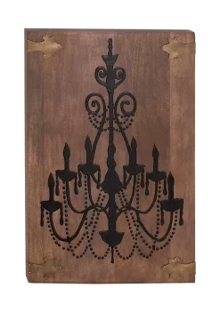 Promo 😍 Mango Wood Vintage Wall Décor by Monroe Lane 🎁 -Monroe Lane Sales Belk 26600