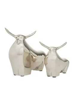 Budget 😀 Contemporary Aluminum Sculpture - Set of 2 by Monroe Lane 🥰 -Monroe Lane Sales Belk 26635