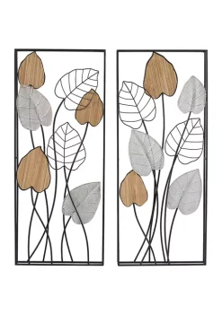 Flash Sale π Modern Metal Wall Decor - Set of 2 by Monroe Lane π