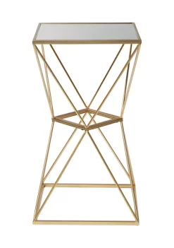 New 🤩 Glam Metal Accent Table by Monroe Lane 😀 -Monroe Lane Sales Belk 26664