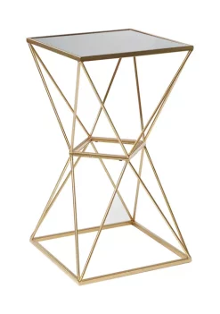 New 🤩 Glam Metal Accent Table by Monroe Lane 😀 -Monroe Lane Sales Belk 26665