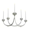 New 🔥 Contemporary Stainless Steel Candelabra by Monroe Lane 🔥