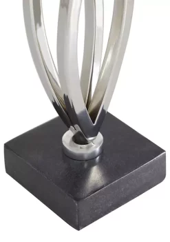 Flash Sale 🥰 Contemporary Stainless Steel Candle Holder - Set of 2 by Monroe Lane ✨ -Monroe Lane Sales Belk 26680