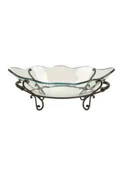 Cheapest 💯 Traditional Tempered Glass Serving Bowl by Monroe Lane 🎁 -Monroe Lane Sales Belk 267