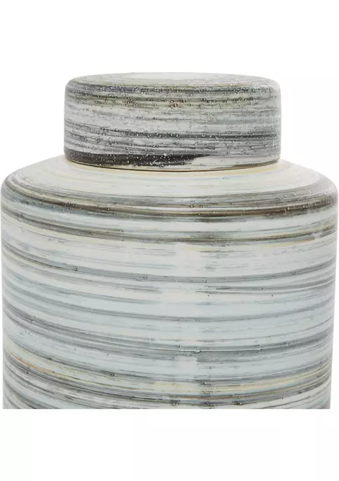 Wholesale ๐ Farmhouse Ceramic Decorative Jars - Set of 2 by Monroe Lane ๐ฏ 3 Wholesale ๐ Farmhouse Ceramic Decorative Jars - Set of 2 by Monroe Lane ๐ฏ - Image 3