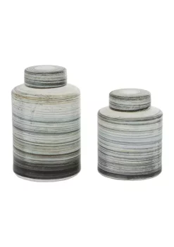 Wholesale ๐ Farmhouse Ceramic Decorative Jars - Set of 2 by Monroe Lane ๐ฏ 10 Wholesale ๐ Farmhouse Ceramic Decorative Jars - Set of 2 by Monroe Lane ๐ฏ -Monroe Lane Sales Belk 26739