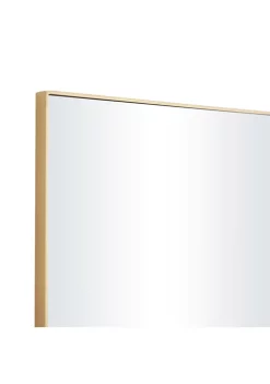Best Sale ⌛ Contemporary Wood Wall Mirror by Monroe Lane 🧨 -Monroe Lane Sales Belk 26755