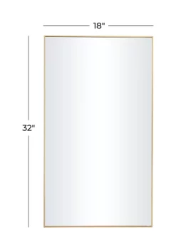 Best Sale ⌛ Contemporary Wood Wall Mirror by Monroe Lane 🧨 -Monroe Lane Sales Belk 26756