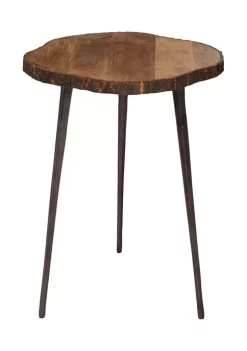 Budget ⌛ Rustic Wood Accent Table by Monroe Lane 🥰 -Monroe Lane Sales Belk 26763