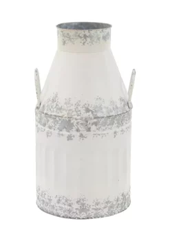 Budget 🛒 Farmhouse Metal Decorative Jars - Set of 2 by Monroe Lane ⌛ -Monroe Lane Sales Belk 26768