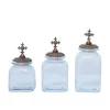 Top 10 👍 Traditional Glass Decorative Jars - Set of 3 by Monroe Lane 😉