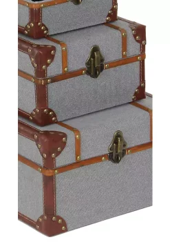 Deals 🎁 Traditional Wood Box - Set of 3 by Monroe Lane ⌛ -Monroe Lane Sales Belk 26799