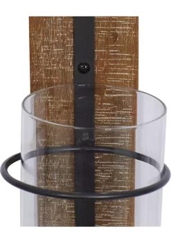 Flash Sale 🎁 Contemporary Wood Wall Sconce by Monroe Lane 🛒 -Monroe Lane Sales Belk 26811