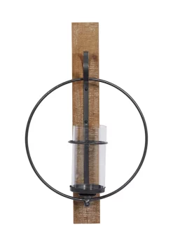 Flash Sale 🎁 Contemporary Wood Wall Sconce by Monroe Lane 🛒 -Monroe Lane Sales Belk 26816