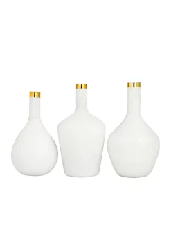 Top 10 ๐ Glam Glass Vase - Set of 3 by Monroe Lane ๐