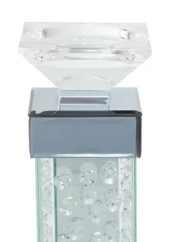 Best Sale 🤩 Glam Glass Candle Holder by Monroe Lane ⌛ -Monroe Lane Sales Belk 26866