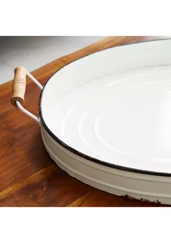 New 😍 Farmhouse Metal Tray - Set of 2 by Monroe Lane 🌟 -Monroe Lane Sales Belk 26877