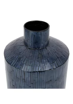 Flash Sale 😉 Contemporary 👩 Mother of Pearl Vase by Monroe Lane 🤩 -Monroe Lane Sales Belk 26888