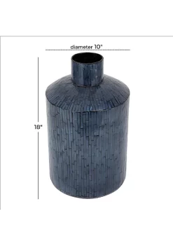 Flash Sale 😉 Contemporary 👩 Mother of Pearl Vase by Monroe Lane 🤩 -Monroe Lane Sales Belk 26889