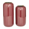 Cheap ⌛ Modern Metal Vase - Set of 2 by Monroe Lane 👍