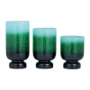 Brand new 🌟 Glam Glass Hurricane Lamp - Set of 3 by Monroe Lane 🔔