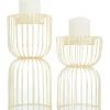 Buy ✔️ Glam Metal Candle Holder - Set of 2 by Monroe Lane ⌛