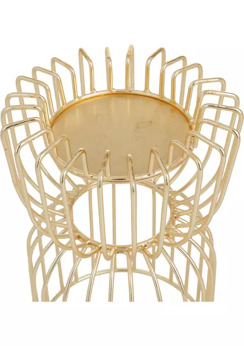 Buy ✔️ Glam Metal Candle Holder - Set of 2 by Monroe Lane ⌛ 3 Buy ✔️ Glam Metal Candle Holder - Set of 2 by Monroe Lane ⌛ - Image 3