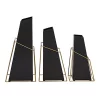 Budget ⭐ Contemporary Metal Vase - Set of 3 by Monroe Lane ✔️