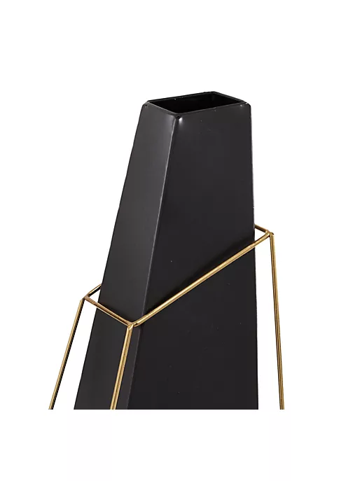 Budget ⭐ Contemporary Metal Vase - Set of 3 by Monroe Lane ✔️ 3 Budget ⭐ Contemporary Metal Vase - Set of 3 by Monroe Lane ✔️ - Image 3