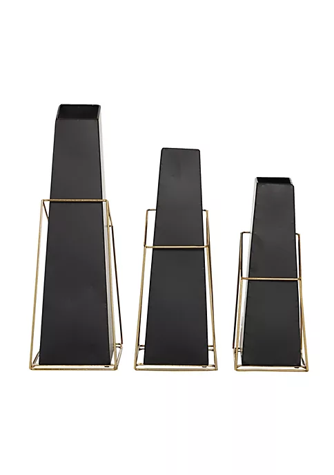 Budget ⭐ Contemporary Metal Vase - Set of 3 by Monroe Lane ✔️ 5 Budget ⭐ Contemporary Metal Vase - Set of 3 by Monroe Lane ✔️ - Image 5