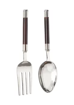 Outlet ⌛ Eclectic Aluminum Wall Decor - Set of 2 by Monroe Lane 👏 -Monroe Lane Sales Belk 27016