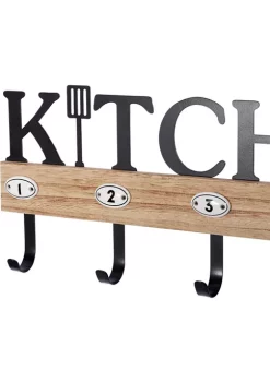 Best Sale 🌟 Brown Porcelain Farmhouse Wall Hook by Monroe Lane 😀 -Monroe Lane Sales Belk 27057