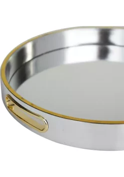 Best deal 🌟 Glam Plastic Tray - Set of 2 by Monroe Lane ✔️ -Monroe Lane Sales Belk 27062