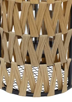 New 🧨 Coastal Plastic Rattan Lantern by Monroe Lane 🛒 -Monroe Lane Sales Belk 27068