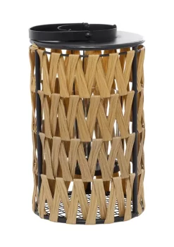 New 🧨 Coastal Plastic Rattan Lantern by Monroe Lane 🛒 -Monroe Lane Sales Belk 27071