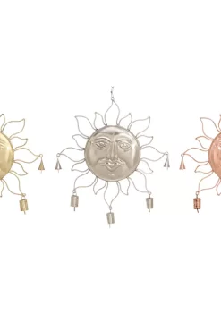 Best reviews of 😉 Eclectic Metal Windchime - Set of 3 by Monroe Lane ⭐ -Monroe Lane Sales Belk 27074