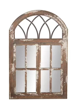 Best reviews of 🔔 Farmhouse Wood Wall Mirror by Monroe Lane 🧨 -Monroe Lane Sales Belk 2708