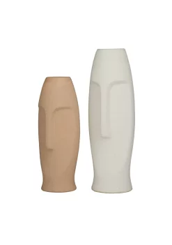 Discount ⌛ Contemporary Ceramic Vase - Set of 2 by Monroe Lane 😍 -Monroe Lane Sales Belk 27121