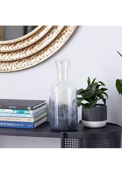 Brand new ⌛ Coastal Glass Vase by Monroe Lane ❤️ -Monroe Lane Sales Belk 27170