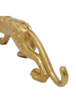 New 😉 Contemporary Aluminum Leopard Sculpture by Monroe Lane ⌛ -Monroe Lane Sales Belk 27177