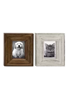 Wholesale 👍 Vintage Mango Wood Photo Frame - Set of 2 by Monroe Lane 🛒