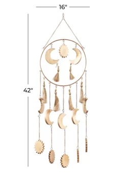 Flash Sale 💯 Transitional Mango Wood Windchime by Monroe Lane 🔥 -Monroe Lane Sales Belk 27227