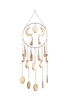 Flash Sale 💯 Transitional Mango Wood Windchime by Monroe Lane 🔥 -Monroe Lane Sales Belk 27228