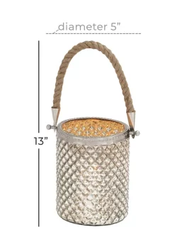 Brand new ✔️ Coastal Glass Lantern by Monroe Lane 🥰 -Monroe Lane Sales Belk 27251