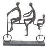 Buy 🛒 Brass Polystone Modern Sculpture - Bicyclist by Monroe Lane 🔔