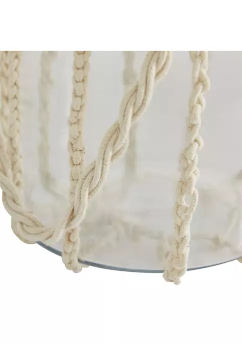 Promo 🔥 Coastal Glass Candle Lantern by Monroe Lane 🔔 4 Promo 🔥 Coastal Glass Candle Lantern by Monroe Lane 🔔 - Image 4