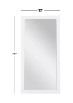 Coupon 😉 Contemporary Wood Wall Mirror by Monroe Lane ❤️ -Monroe Lane Sales Belk 27347