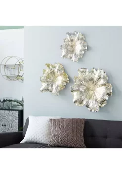 Discount 🔔 Eclectic Polystone Wall Decor - Set of 3 by Monroe Lane 🤩 -Monroe Lane Sales Belk 27350