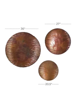 Coupon 🎁 Modern Metal Wall Decor - Set of 3 by Monroe Lane 😀 -Monroe Lane Sales Belk 27364